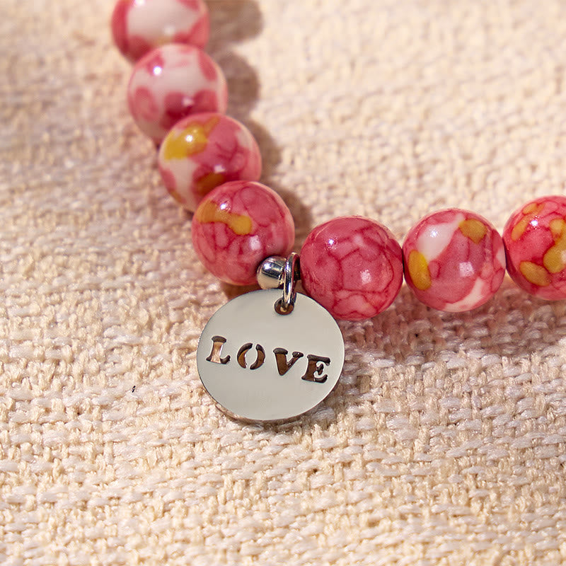 FuAttract Love Harmony Renewal & Calm Energy Infinity Rain Flower Jade Bracelet  - image 4