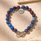 FuAttract Infinity Blue Opal Bracelet – Emotional Healing Flow Vitality - 8mm - image 0