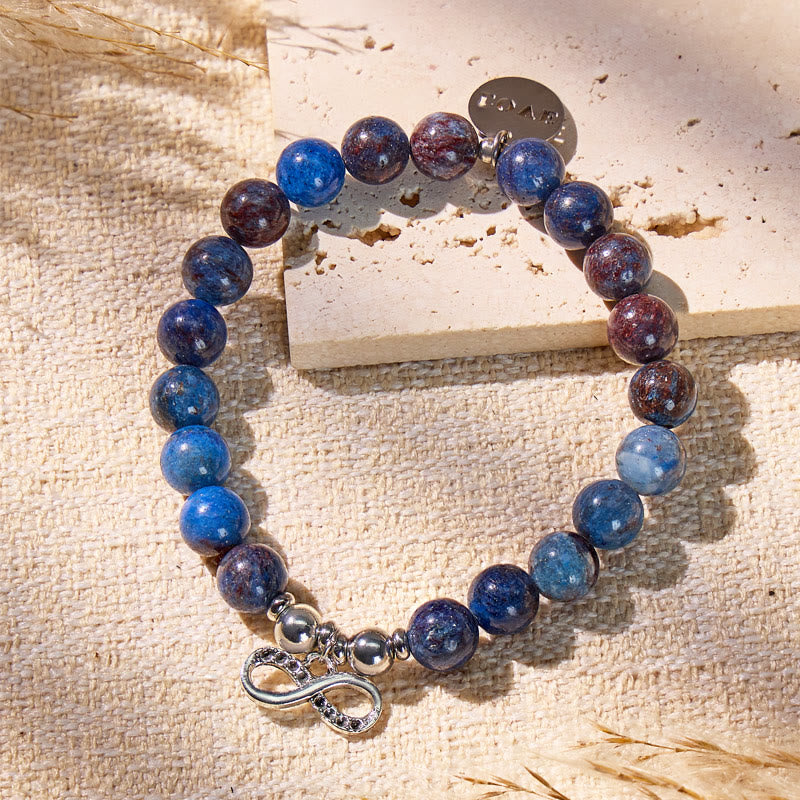 FuAttract Infinity Blue Opal Bracelet – Emotional Healing Flow Vitality - image 1