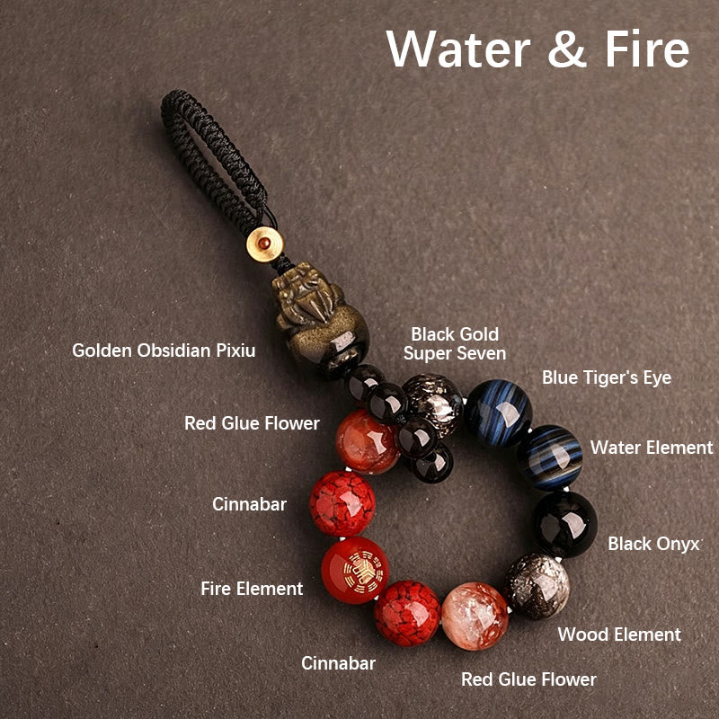 FuAttract Multi Crystal Pixiu Keychain – Five Elements Energy Balance Protection & Wealth Attraction - image 15
