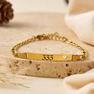 FuAttract Angel Numbers Stainless Steel Bracelet – Destiny Guidance Modern Strength - image 2