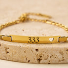 FuAttract Angel Numbers Stainless Steel Bracelet – Destiny Guidance Modern Strength - image 4