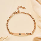 FuAttract Angel Numbers Stainless Steel Bracelet – Destiny Guidance Modern Strength - Rose Gold - 111 - image 21