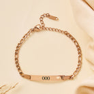 FuAttract Angel Numbers Stainless Steel Bracelet – Destiny Guidance Modern Strength - Rose Gold - 000 - image 20