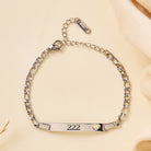 FuAttract Angel Numbers Stainless Steel Bracelet – Destiny Guidance Modern Strength - Silver - 222 - image 31