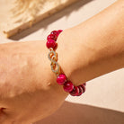 FuAttract Courage Focus Vital Energy Infinity Red Tiger's Eye Bracelet - image 3