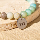 FuAttract Clarity Emotional Flow Angel Numbers Amazonite Stainless Steel Bracelet - image 4