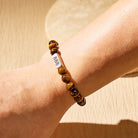 FuAttract Courage Focus Strength Angel Numbers Tiger's Eye Stainless Steel Bracelet - image 3