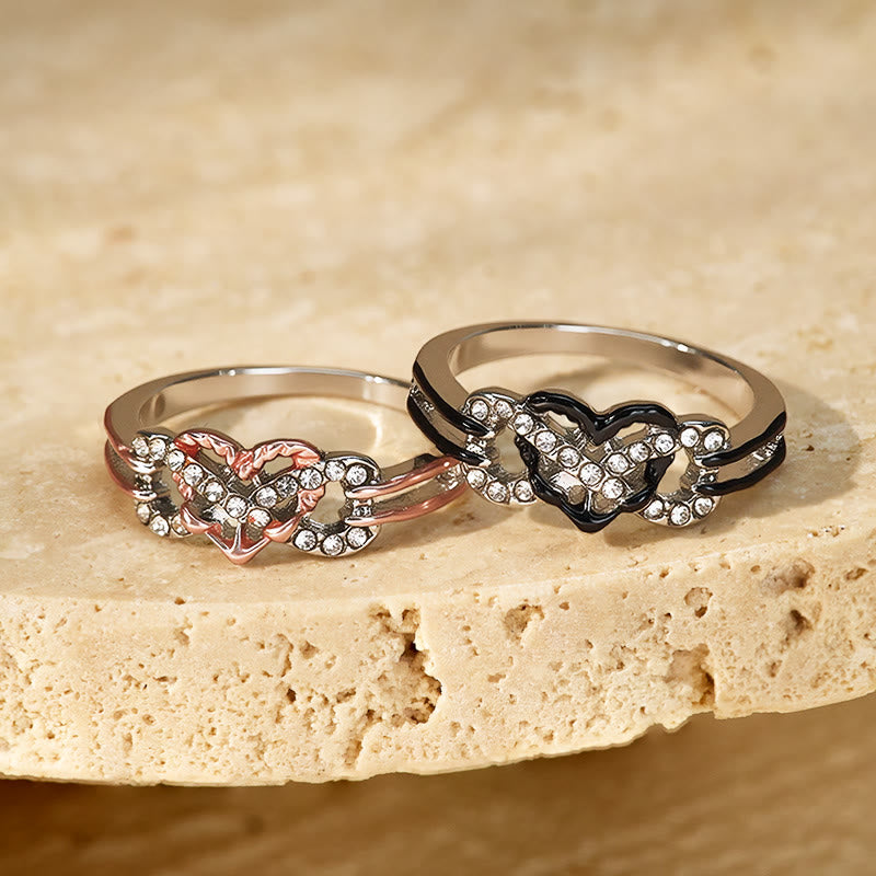 FuAttract Infinity Heart Zircon Ring – Love Vitality Radiance Balance Energy - image 5
