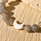 FuAttract Crescent Moon Labradorite Bracelet – Intuition Protection Calm Energy - image 4
