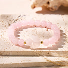 FuAttract Crescent Moon Multi Crystal Bracelet – Clarity Focus Love Energy - Rose Quartz - image 12