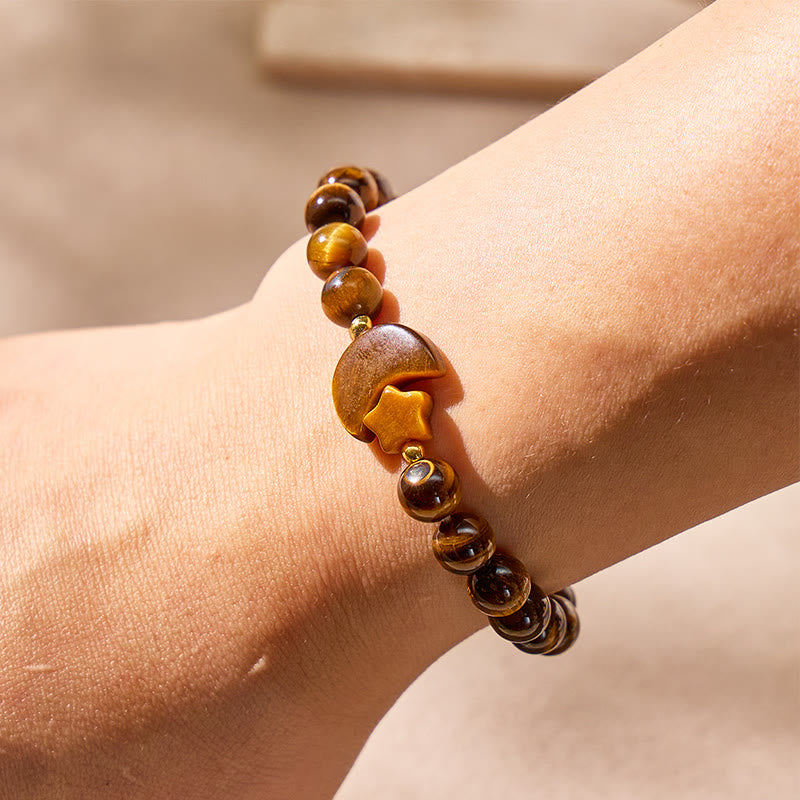 FuAttract Crescent Moon Multi Crystal Bracelet – Clarity Focus Love Energy - image 3