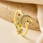 FuAttract Calm Energy Vitality Crescent Moon Adjustable Ring - image 2
