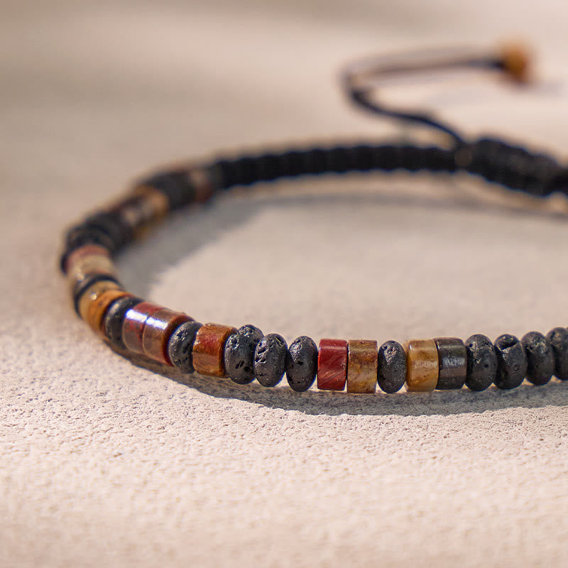FREE Today: Grounding Luck Strength Braided Cord Tiger's Eye Adjustable Bracelet  - image 4