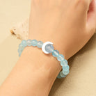FuAttract Crescent Moon Aquamarine Bracelet – Calm Clarity Balance - image 3