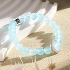FuAttract Crescent Moon Aquamarine Bracelet – Calm Clarity Balance - image 2