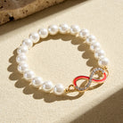 FuAttract Self Love Harmony Vitality Energy Flow Infinity Pearl Bracelet - 8mm - image 0