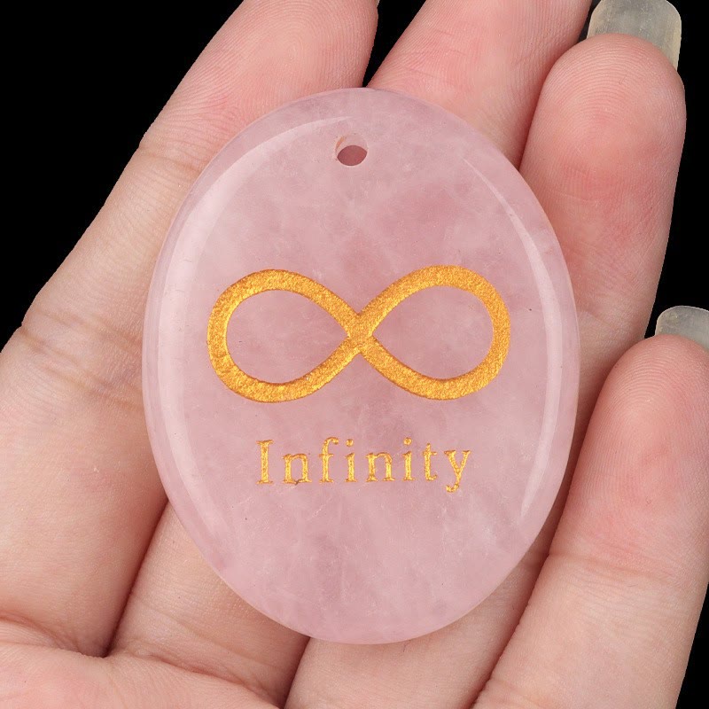 FuAttract Infinity Multi-Stone Necklace – Love Clarity Protection & Energy Balance - Rose Quartz - image 20