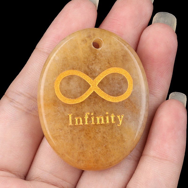 FuAttract Infinity Multi-Stone Necklace – Love Clarity Protection & Energy Balance - Yellow Aventurine - image 25