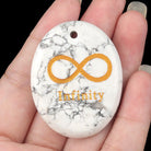 FuAttract Infinity Multi-Stone Necklace – Love Clarity Protection & Energy Balance - White Turquoise - image 16