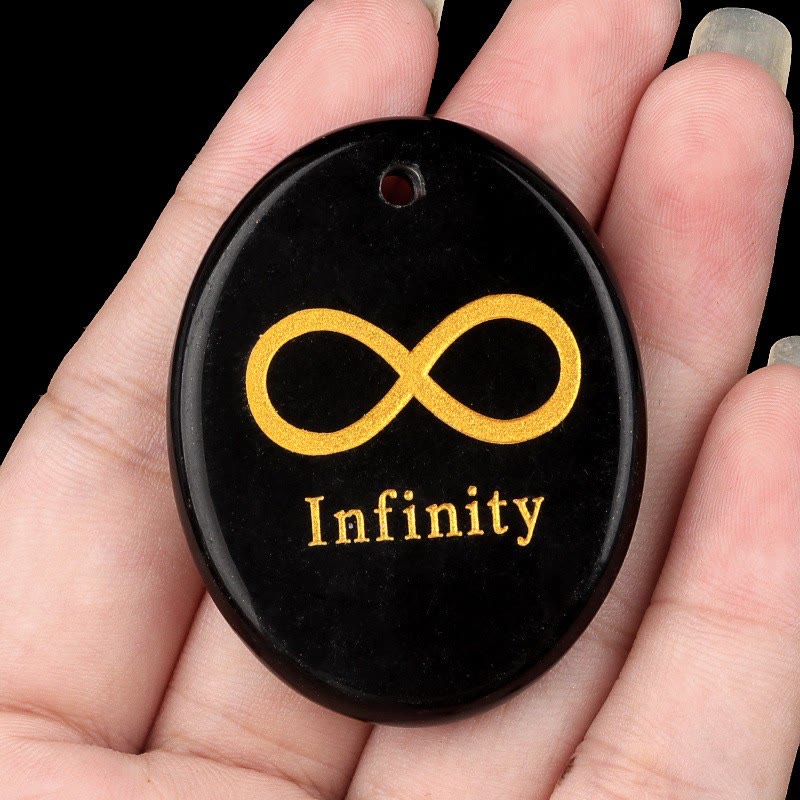 FuAttract Infinity Multi-Stone Necklace – Love Clarity Protection & Energy Balance - Black Obsidian - image 12