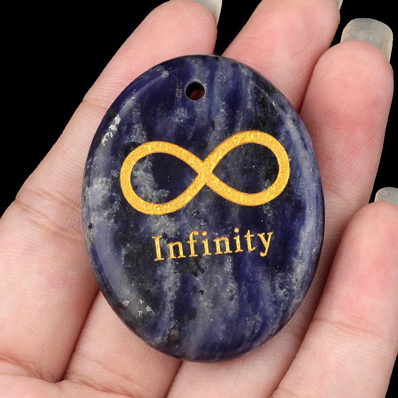 FuAttract Infinity Multi-Stone Necklace – Love Clarity Protection & Energy Balance - Sodalite - image 18