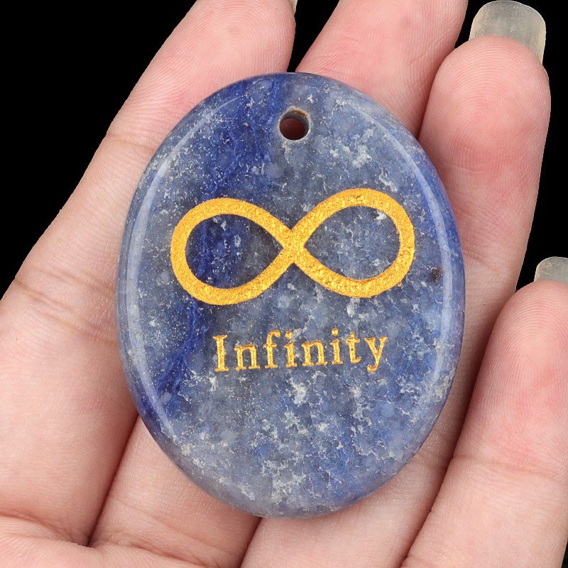 FuAttract Infinity Multi-Stone Necklace – Love Clarity Protection & Energy Balance - Blue Aventurine - image 13