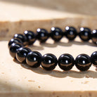 FuAttract Angel Numbers Om Mani Padme Hum Black Obsidian Bracelet – Grounding Energy - image 5