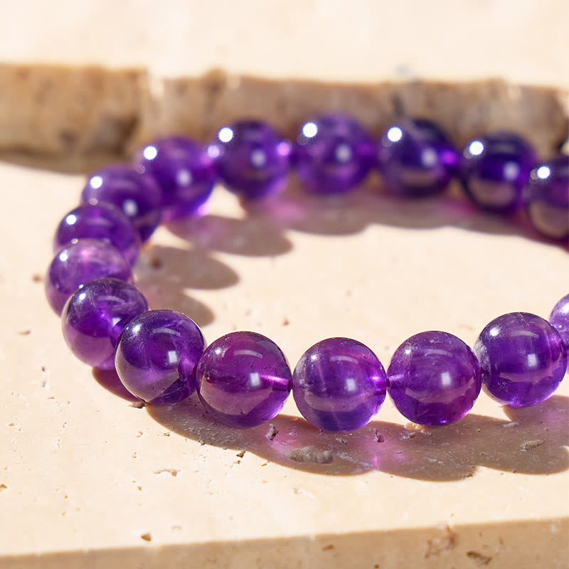 FuAttract Emotional Balance Calm Angel Numbers Amethyst Stainless Steel Bracelet - image 5