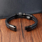 FuAttract Grounding Focus Vitality Strength Leather Braided Bracelet - image 2