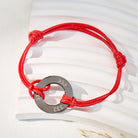 FuAttract Angel Numbers Red String Bracelet – Protection Strength Good Fortune - Black - image 8