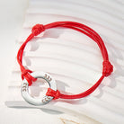 FuAttract Angel Numbers Red String Bracelet – Protection Strength Good Fortune - Silver - image 6