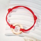 FuAttract Angel Numbers Red String Bracelet – Protection Strength Good Fortune - Rose Gold - image 7