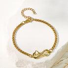 FuAttract Infinity Heart Stainless Steel Bracelet – Love Strength Modern Elegance - image 3