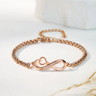 FuAttract Infinity Heart Stainless Steel Bracelet – Love Strength Modern Elegance - Rose Gold - image 7