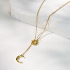 FuAttract Sun & Moon Stainless Steel Necklace – Harmony Modern Strength - image 2