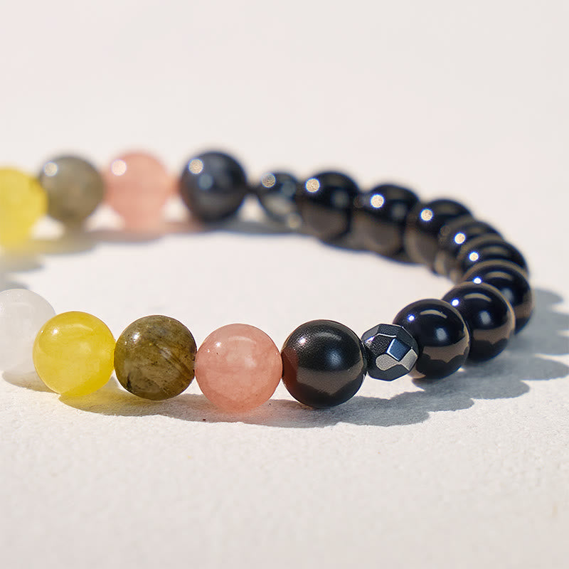 FuAttract Crescent Moon Black Obsidian Bracelet – Grounding Calm Energy - image 5