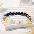 FuAttract Crescent Moon Black Obsidian Bracelet – Grounding Calm Energy - image 1
