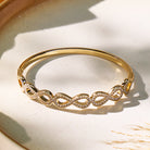 FuAttract Love Energy Flow Strength Balance Infinity Bracelet - Gold - image 0