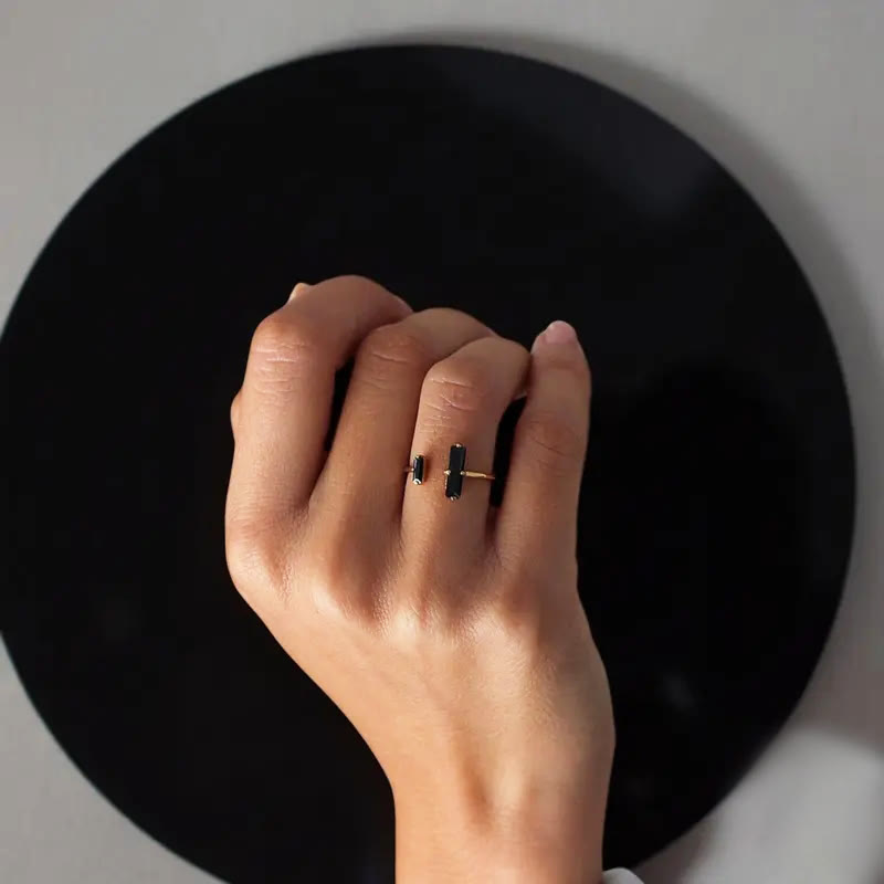 FuAttract Stability Elegance Modern Strength Zircon Adjustable Ring - image 3