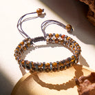 FuAttract Protection Clarity Inner Strength Tiger's Eye & Hematite Bracelet - image 3