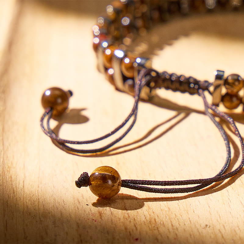 FuAttract Protection Clarity Inner Strength Tiger's Eye & Hematite Bracelet - image 6