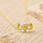 FuAttract Heart Infinity Zircon Necklace – Love Self-Love Sparkle Vitality - image 2