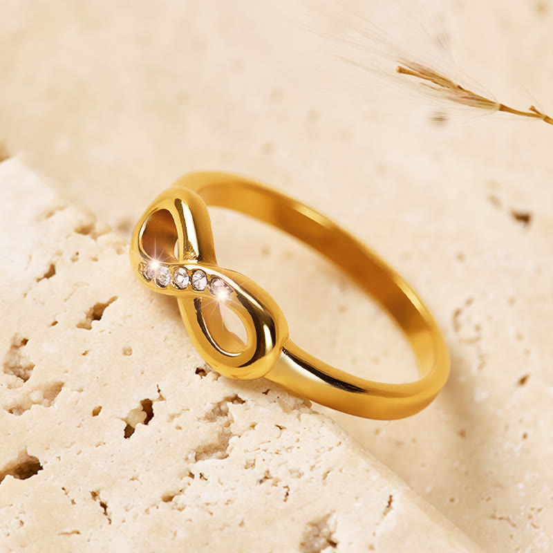FuAttract Self-Love Strength & Modern Energy Infinity Stainless Steel Ring - image 2