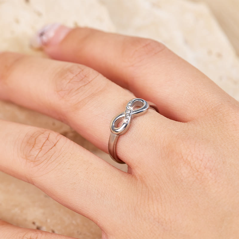 FuAttract Self-Love Strength & Modern Energy Infinity Stainless Steel Ring - image 7