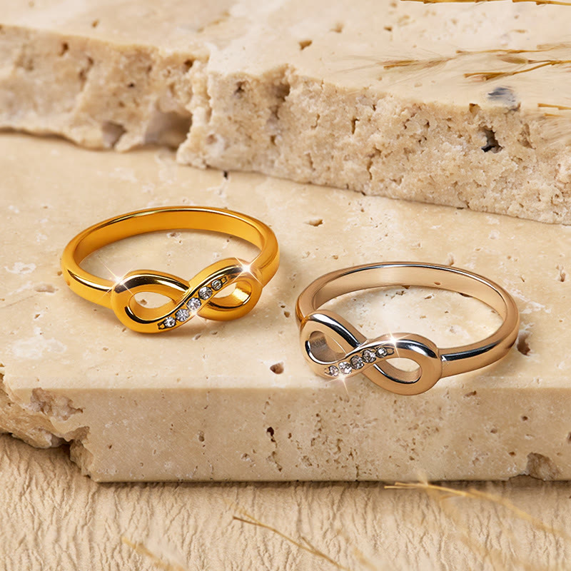 FuAttract Self-Love Strength & Modern Energy Infinity Stainless Steel Ring - image 5