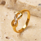 FuAttract Self-Love Strength & Modern Energy Infinity Stainless Steel Ring - image 1