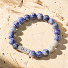 FuAttract Clarity Calm Balance Infinity Sodalite Stainless Steel Bracelet - image 1