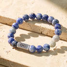 FuAttract Clarity Calm Balance Infinity Sodalite Stainless Steel Bracelet - image 2