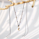 FuAttract Crescent Moon Necklace – Calm Energy Flow Strength - image 5